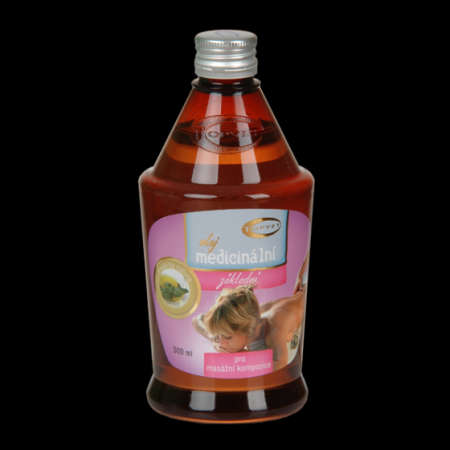 Medicinální masážní olej neutrální 500 ml.